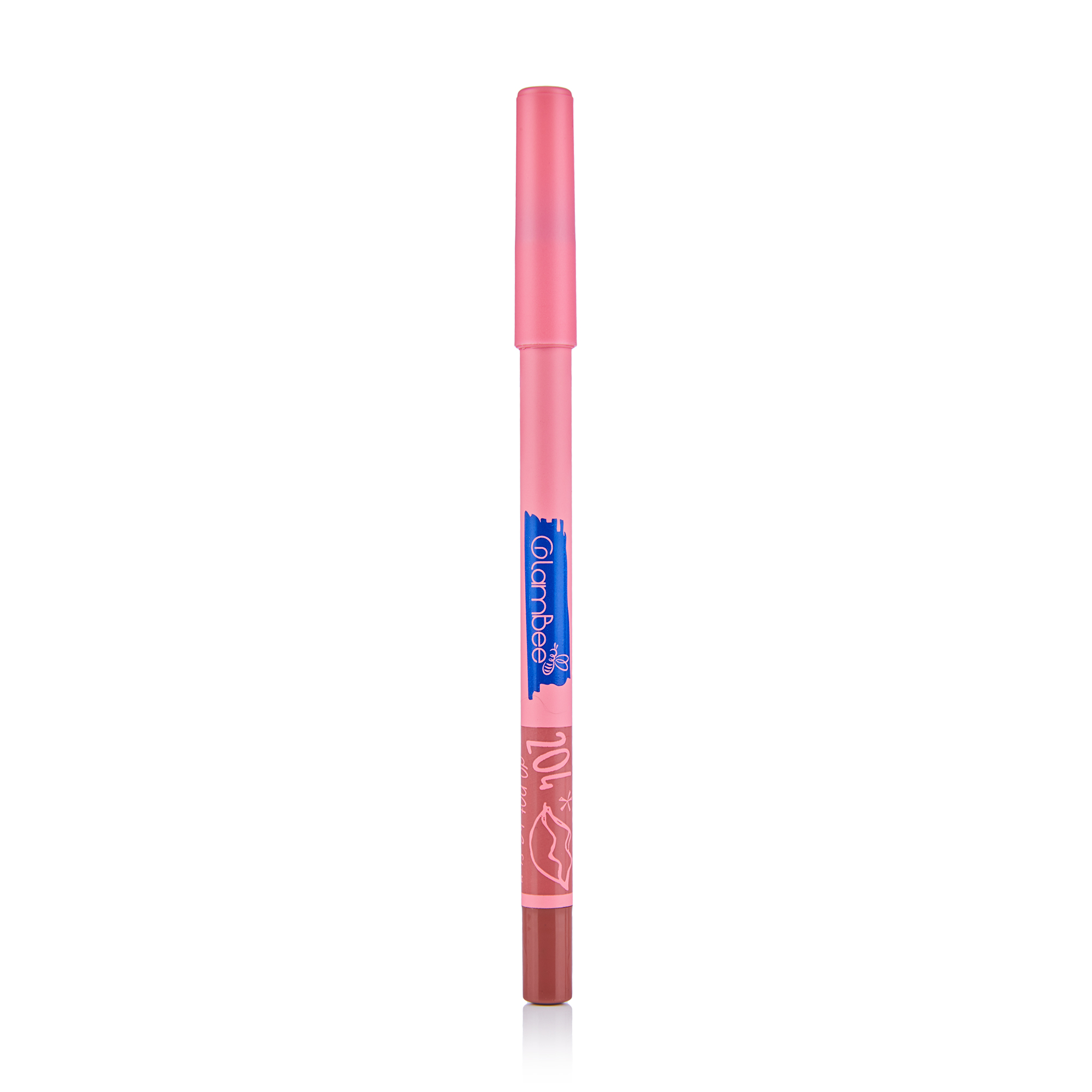 Гелевий олівець для губ GlamBee Satin Lip Liner 204, 1.8 г